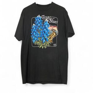 RARE Vintage 1991 3D Emblem Texas Blues t-shirt